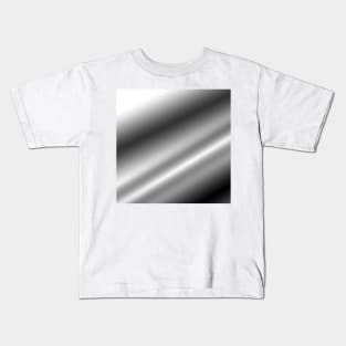 black white grey abstract texture Kids T-Shirt